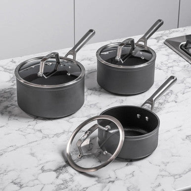 Ninja Foodi Zerostick 3-Piece Saucepan Set | C33000UK