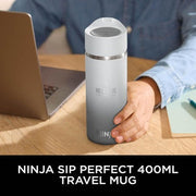 Ninja Perfect Sip Travel Mug 400ml - Steam White | DW1603EUUKWH
