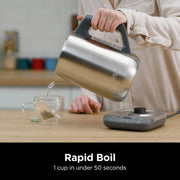 Ninja Stainless Steel Perfect Temperature Kettle, Rapid Boil | KT201UK