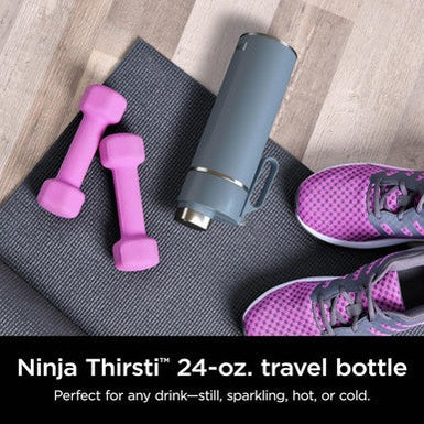 Ninja Thirsti 530ml Travel Bottle Blue | DW1801EUUKBL