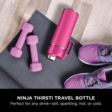 Ninja Thirsti 530ml Travel Bottle â€“ Hot Pink | DW1801EUUKBP