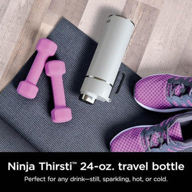 Ninja Thirsti 530ml Travel Bottle White | DW1801EUUKWH