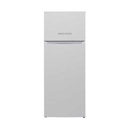 NordMende 54cm Freestanding 144cm Top Mount Low Frost Fridge Freezer White | RFF266WH