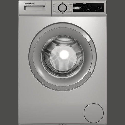 NordMende 8kg Washing Machine 1200 Spin - Silver | WMA1280SL