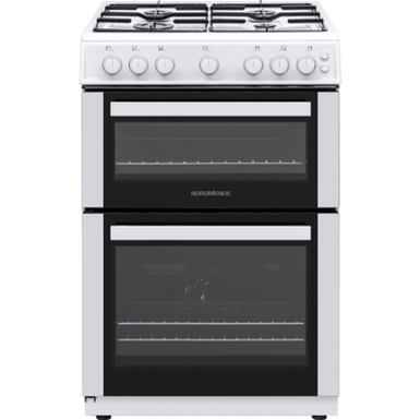 NordMende FS 60cm Twin Cavity LPG Gas Cooker - White | CTG62LPGWH
