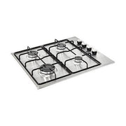 NordMende Gas Hob with Enamel Pan Supports - Stainless Steel | HGE603IX