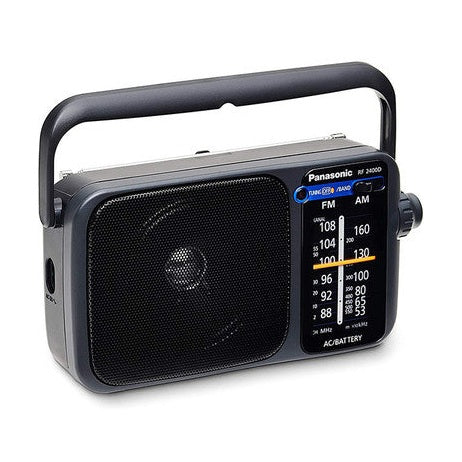 Portable RF2400DEB-K 2 Band AM/FM Radio - Black