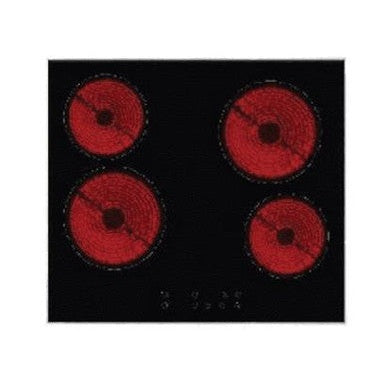 PowerPoint 4 Zone Ceramic Touch Control Hob with Stainless Steel Surround | P154CZSS/T