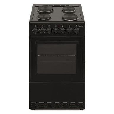 PowerPoint 50cm Single Cavity with Solid Hob Black | P05E1S1BL