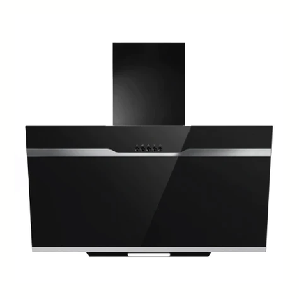 PowerPoint 60cm Cooker Hood Black Glass | P21350XBBL
