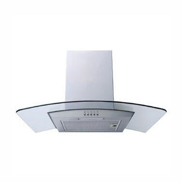 PowerPoint 60cm Cooker Hood Curved Glass Stainless Steel | P21350XBSS