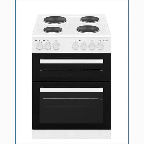 PowerPoint 60cm Double Cavity with Solid Top Hob White | P06E2S1W