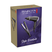 Remington Style Essentials Gift Set - Hair Dryer and Straightener | D3016GP
