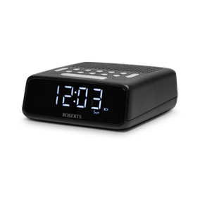 Roberts Ortus FM Clock Radio - Black | ORTUSFMBK