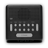 Roberts Ortus FM Clock Radio - Black | ORTUSFMBK