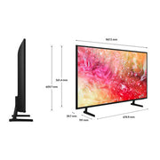 Samsung 43" AU7100 4K HDR10+ Pur Colour Smart Tv With Tizen Os & Samsung Tv Plus | UE43DU7100KXXU