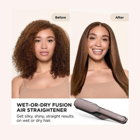 Shark FlexFusion Straight 5-in-1 Air Styler & Dryer & Ceramic Straightener with Case | HD652SUK