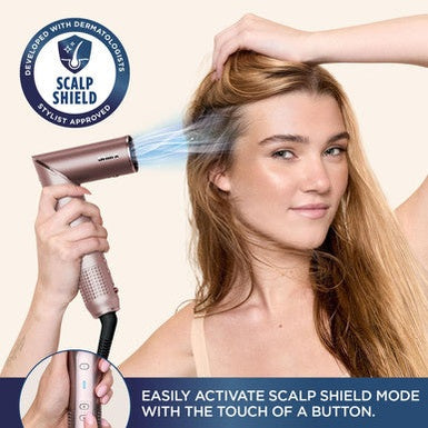 Shark FlexFusion Straight 5-in-1 Air Styler & Dryer & Ceramic Straightener with Case | HD652SUK