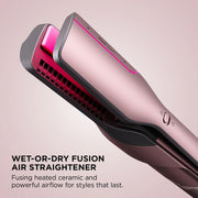 Shark FlexFusion Straight 5-in-1 Air Styler & Dryer & Ceramic Straightener with Case | HD652SUK