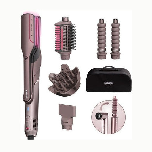 Shark FlexFusion Straight 5-in-1 Air Styler & Dryer & Ceramic Straightener with Case | HD652SUK