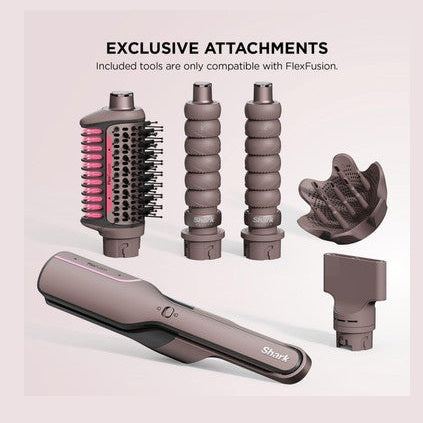 Shark FlexFusion Straight 5-in-1 Air Styler & Dryer & Ceramic Straightener with Case | HD652SUK