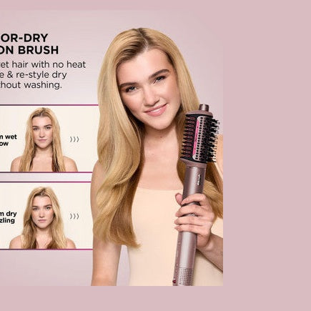 Shark FlexFusion Straight 5-in-1 Air Styler & Dryer & Ceramic Straightener with Case | HD652SUK