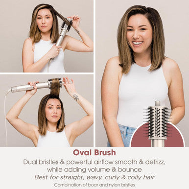 Shark FlexStyle 4 in 1 Air Styler & Hair Dryer For Straight & Wavy Hair - Stone | HD436SLUK