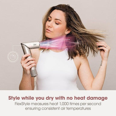 Shark FlexStyle 4 in 1 Air Styler & Hair Dryer For Straight & Wavy Hair - Stone | HD436SLUK