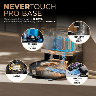 Shark PowerDetect NeverTouch 2-in-1 Self-Empty & Self-Refill Robot Vacuum & Mop | RV2800YEUK