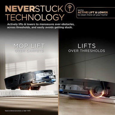 Shark PowerDetect NeverTouch 2-in-1 Self-Empty & Self-Refill Robot Vacuum & Mop | RV2800YEUK