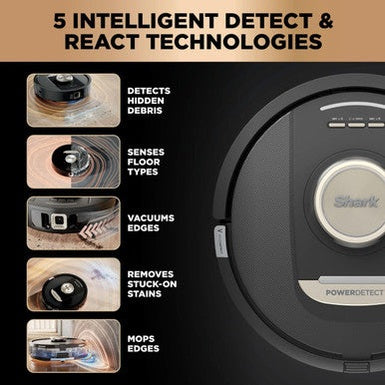 Shark PowerDetect NeverTouch 2-in-1 Self-Empty & Self-Refill Robot Vacuum & Mop | RV2800YEUK