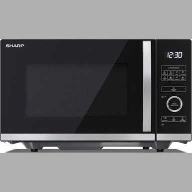 Sharp 25L 900W Solo Flat Bed Microwave - Black/Silver | YC-QS254AU-B