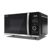 Sharp 25L 900W Solo Flat Bed Microwave - Black/Silver | YC-QS254AU-B