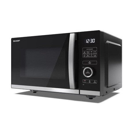 Sharp 25L 900W Solo Flat Bed Microwave - Black/Silver | YC-QS254AU-B