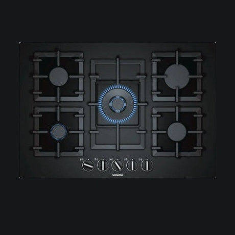Siemens IQ500 Gas Hob 75cm Tempered Glass - Black | EP7A6QB90