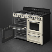SMEG 110cm Victoria Dual Fuel Range Cooker Cream | TR4110P1