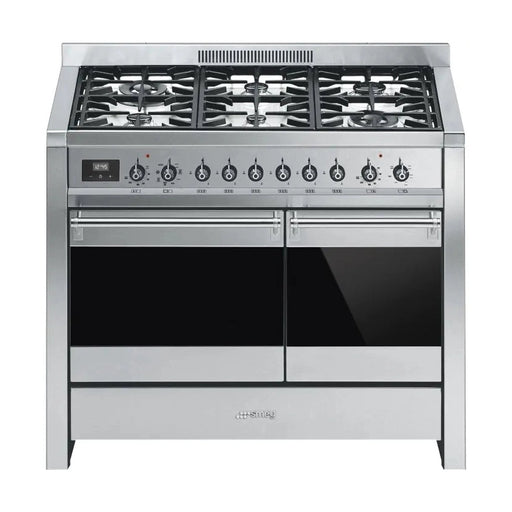 Smeg Opera 100cm Dual Fuel Range Cooker A2-81 - Stainless Steel