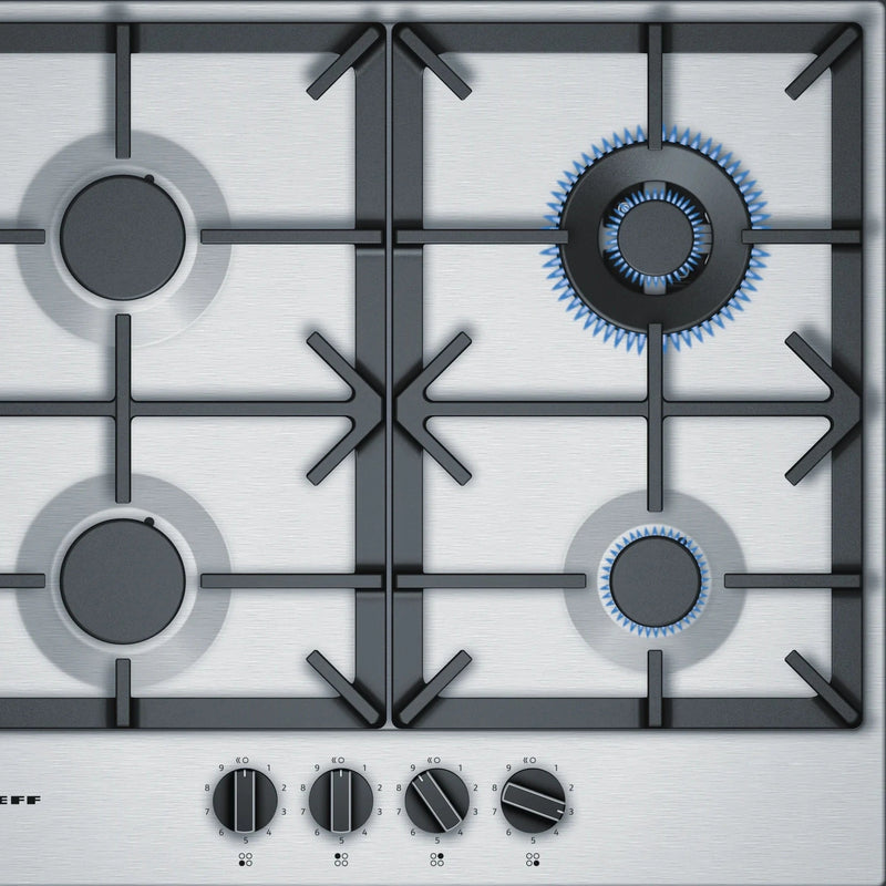 Neff N70 60cm Gas Hob Stainless Steel T26DS59N0