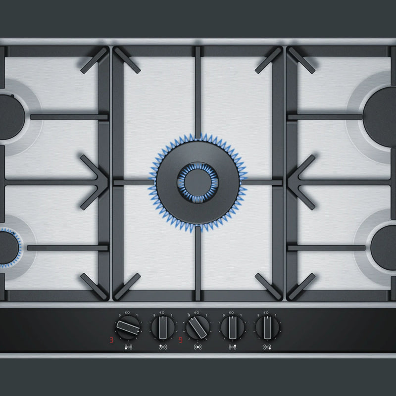 Neff T29DA69N0 N70 90cm Gas Hob - Stainless Steel
