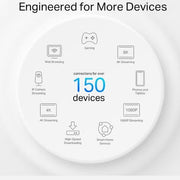 TP-Link AX3000 Whole Home Mesh WiFi 6 System with PoE 3 Pack | DECOX50POE3PK