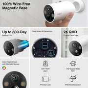 TP-Link Tapo Battery-Powered Outdoor Security Camera | Tapo C425