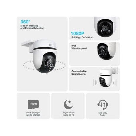 TP-Link Tapo Outdoor Pan/Tilt Security WiFi Camera | TAPO C500