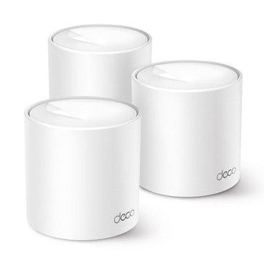 TP Link AX1500 Home Mesh Wi-Fi 6 System - 3 pack | DECO X1500 3-PACK