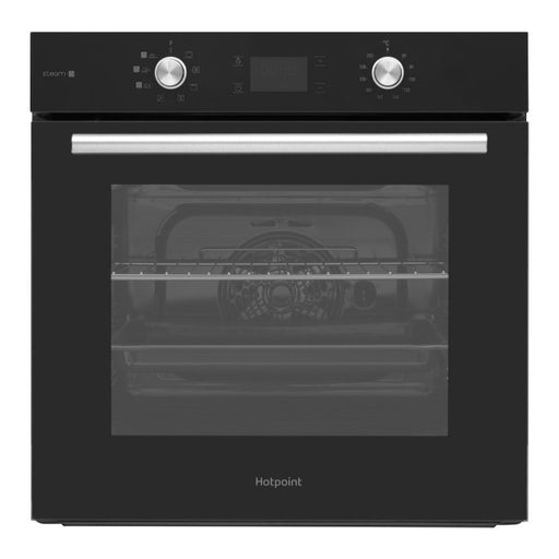 Hotpoint Class 4 Gentle Steam Built-In Electric Single Oven Black FA4S541JBLGH