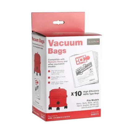 Henry Hetty Numatic Microfibre HEPA Vacuum Bags 10 Pack | SDB373