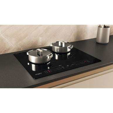 Whirlpool 60cm CleanProtect Induction Hob - Black | WF S3660 CPNE