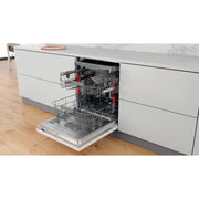 Whirlpool 60cm Integrated Dishwasher 14 Place - Silver | WIC 3C33 PFE UK