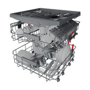Whirlpool 60cm Integrated Dishwasher 14 Place - Silver | WIC 3C33 PFE UK