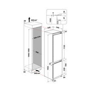Whirlpool 70/30 Built-in Total No Frost Fridge Freezer - White | WHC20 T322 UK