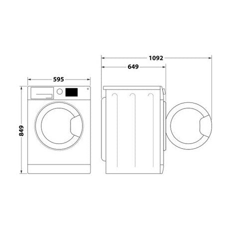 Whirlpool 8kg Freestanding Heat Pump Tumble Dryer | FFT M11 8X2 UK
